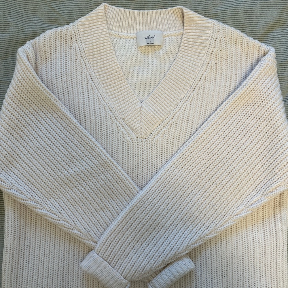 WILFRED CREAM KNIT